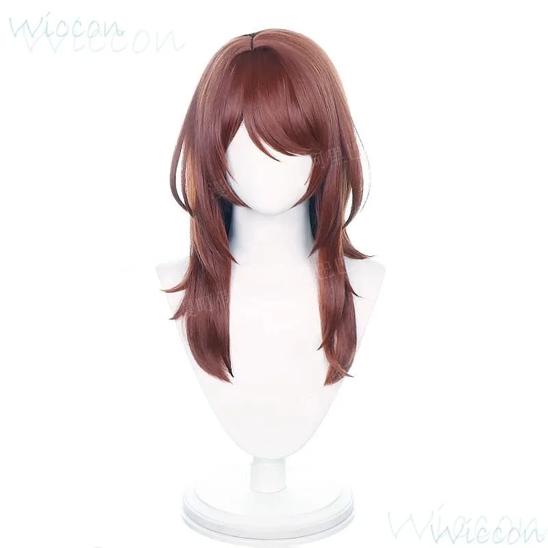 

a7d@Anime Saotome Hina Cosplay Sweet Punishment Pet Long Lovely Red Dark Brown Wig Party Playing Hot Sale Hair for Womena7d@