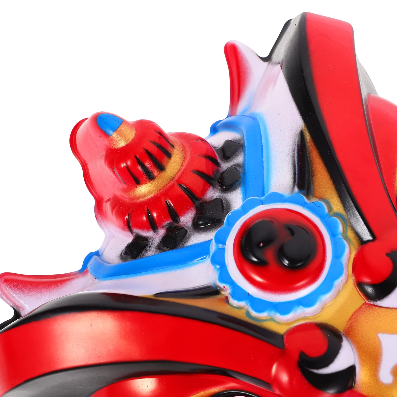 

Dancing Lion Mask Full Face Chinese Style Delicate Handmade Plastic Lightweight Party Cosplay Stage Performance Prop