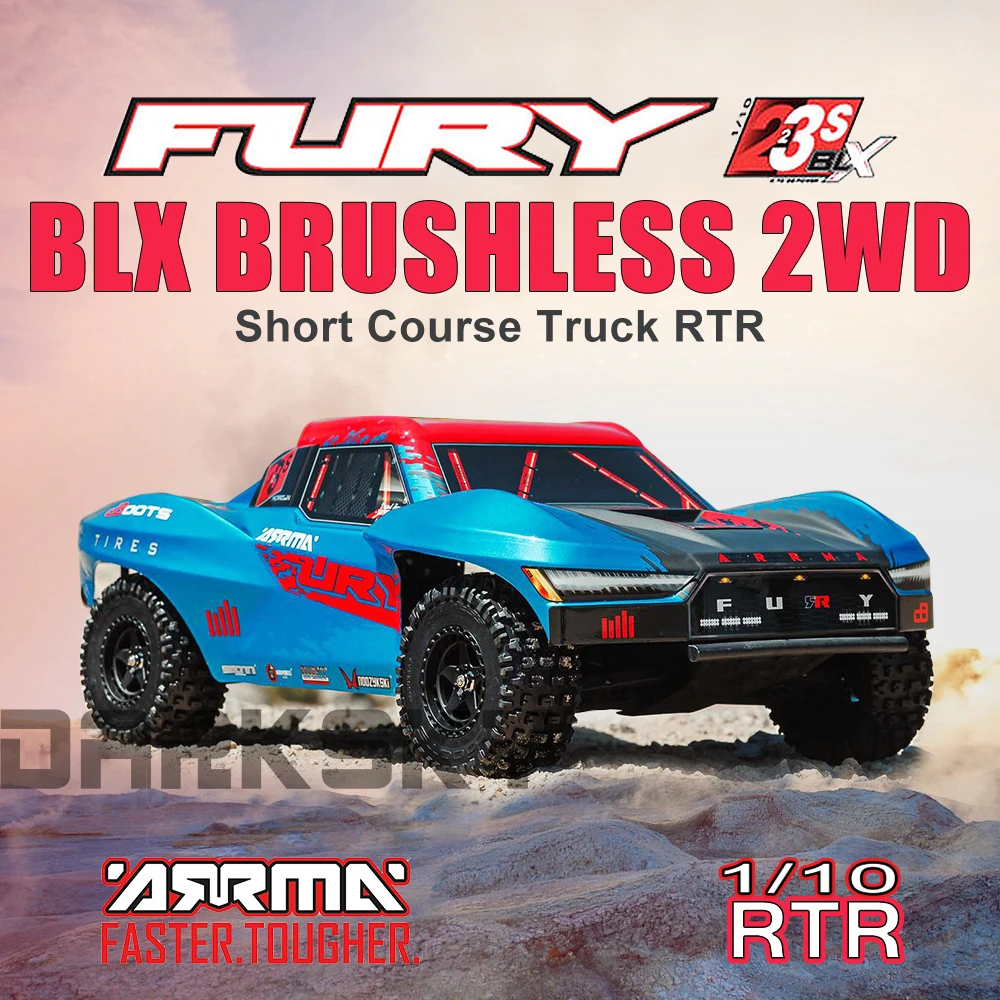 

ARRMA ARA3521 FURY 3S 2WD BLX Бесщеточный 1/8 RTR RC Электрическая модель автомобиля с дистанционным управлением SHORT COURSE TRUCK Игрушки для взрослых и детей