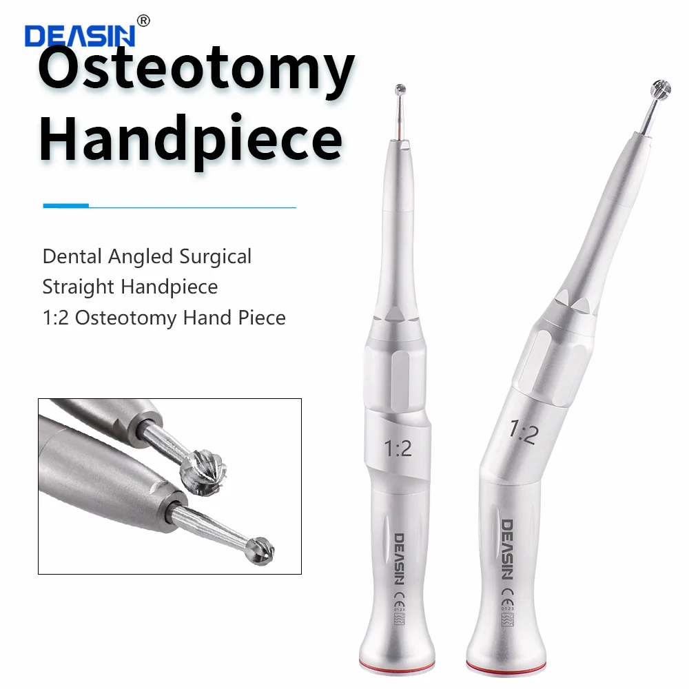 DEASIN Dental Angled Surgical Straight Handpiece 1:2 Osteotomy Hand Piece