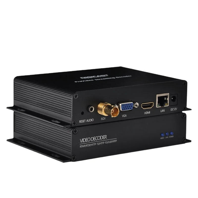 

DMB 8900BE Live Streaming Decoder H.265 HD 4K RTMP RTSP SRT UDP IP To HD SDI Video Encoder