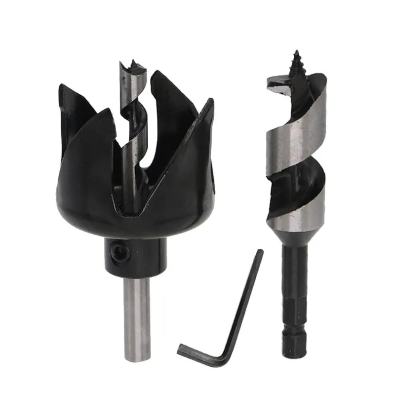 For Spherical Door  Hole Opener, Woodworking Drill Bit, Door Handle Accessories 22mm 54mm