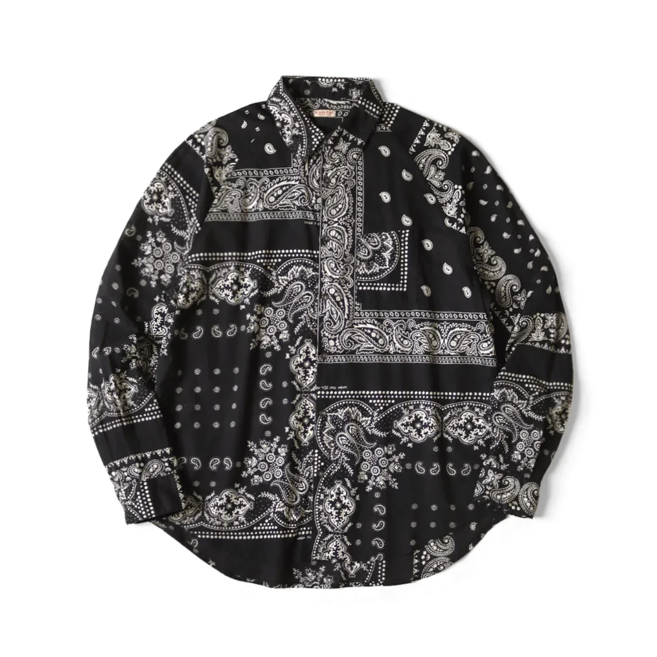 

25SS KAPITAL Hirata Kazuhiro Casual Cashew Flower Breathable Lightweight Collared Loose Long Sleeved Shirt for Men