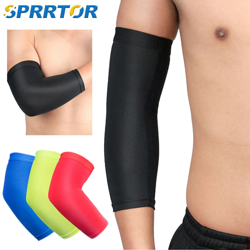 

1Pcs Elbow Support Elastic Gym Sport Elbow Protective Pad Absorb Sweat Sport Basketball Volleyball Tennis Arm Sleeve Elbow Brace