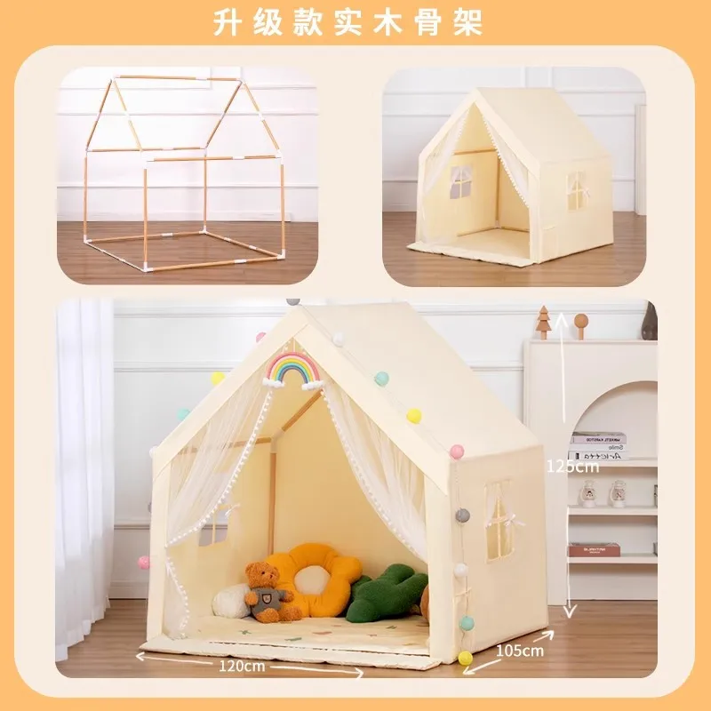 Children\'s tent indoor ins wind home baby princess small house boys and girls toy playhouse