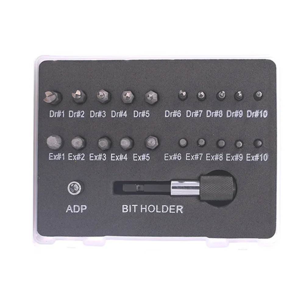 

Damaged Screw Removal Tool Workshop Broken Screw Tool 4 Mm Adapter Screw Extractor Easy To Use High Speed Steel