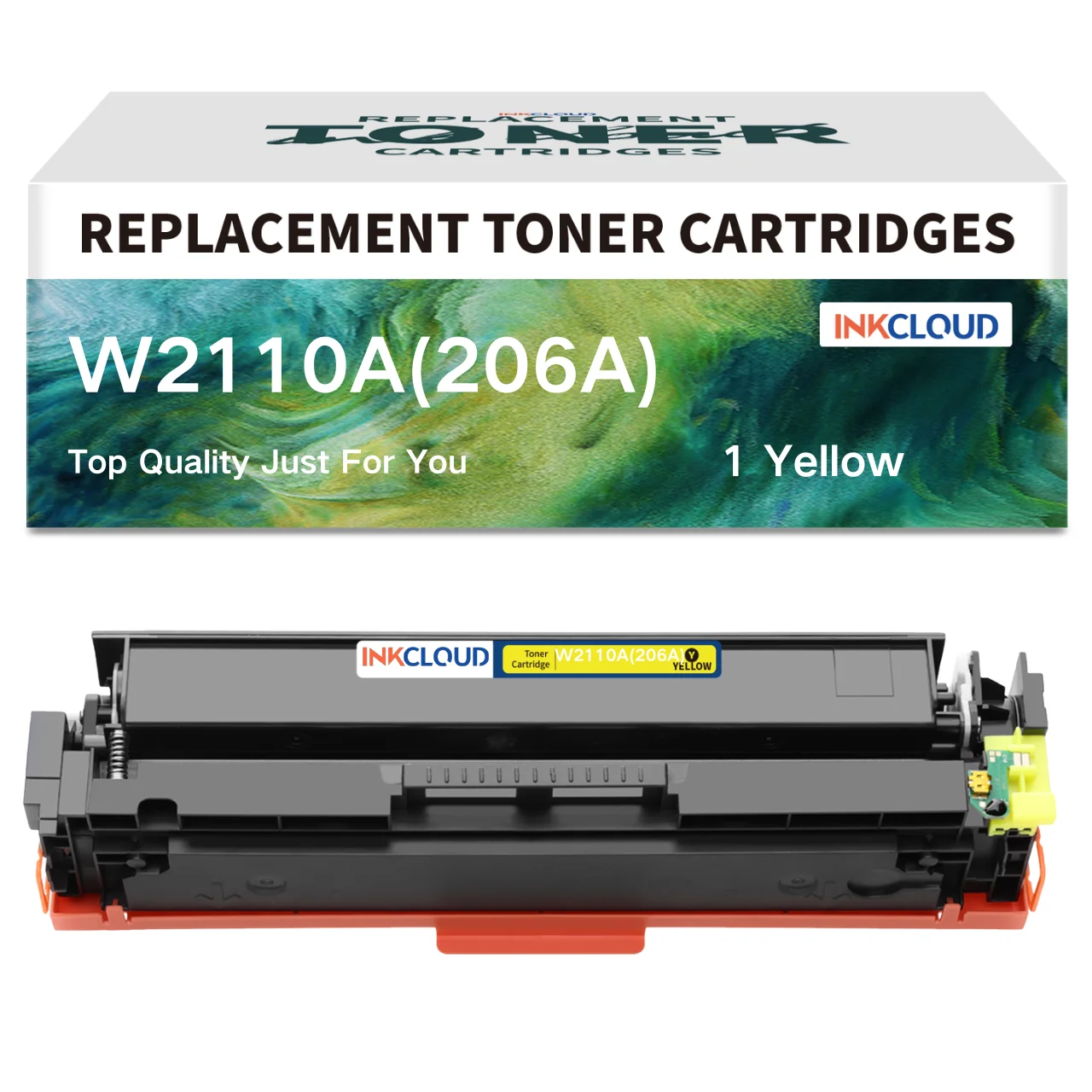 

INKCLOUD 206A W2110A Замена для принтера HP M283fdw M283cdw Pro M255dw M255nw MFP M282nw M283 M282 M255 W2110A 206X W2110X