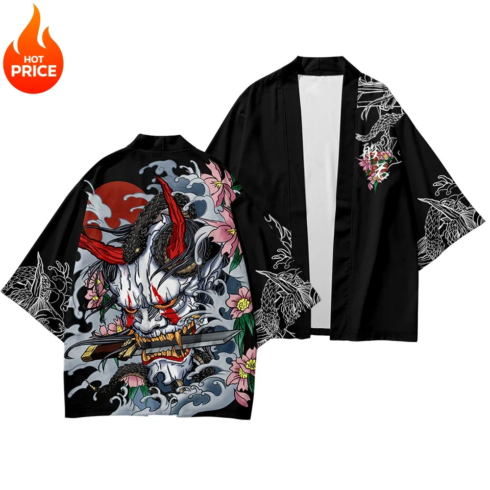 

Kimonos for Men and Women, Samurai Costumes, Capes, Shawls, Beach Robes, Traditional Japanese Prints, Short-sleeved T-shirts