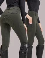 Professional horse riding pants silicone anti-slip quick-dry tight-fitting cycling sports pants for equestrian exams
