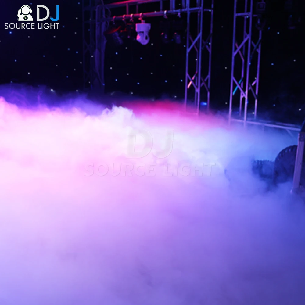 Double head 2000w Water Fog Haze Machine DMX Remote Control Smoke Haze Low Lying Decoration Wedding Stage Concert Party Effect