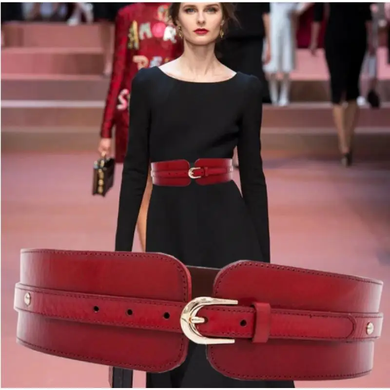 

Женский широкий модный ремень, брендовая юбка, пуховик, пальто, простой кожаный пояс из воловьей кожи, эластичный пояс для девочек, высокое качество, уплотнение на талии