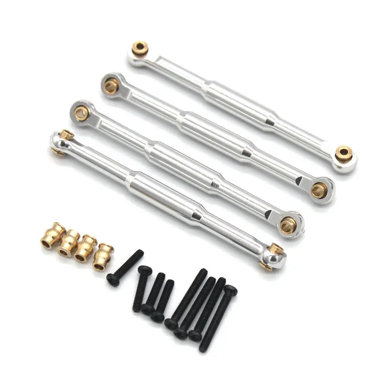 FMS 1/18 FCX18 New LC80 Rc Car Metal Upgraded Parts Lower Rod 4pcs