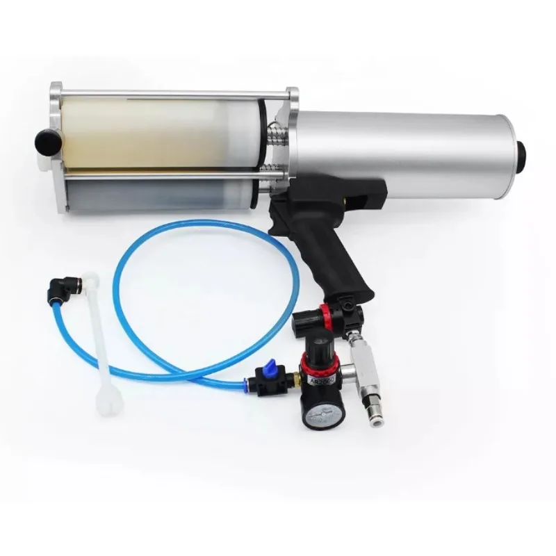 Mini Spraying Machine Tool Polyurethane Two Component Glue Gun Waterproof Anti Rust Polyurea Handheld Construction Spray Gun