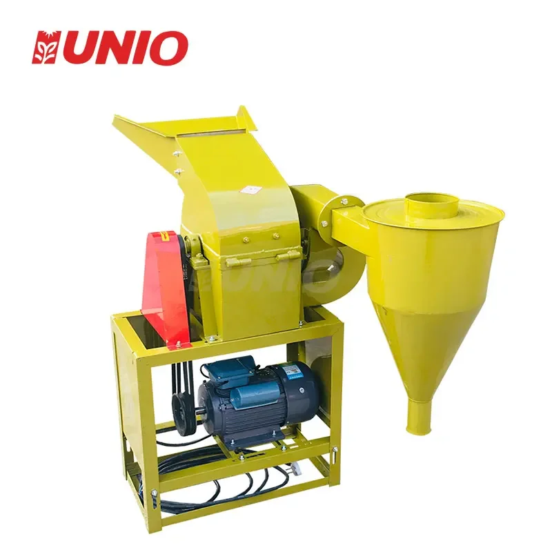 Multifunctional High efficiency Chicken Feed Grain Corn Crusher Lucas Saw Mill Animal Feed Grain Crusher