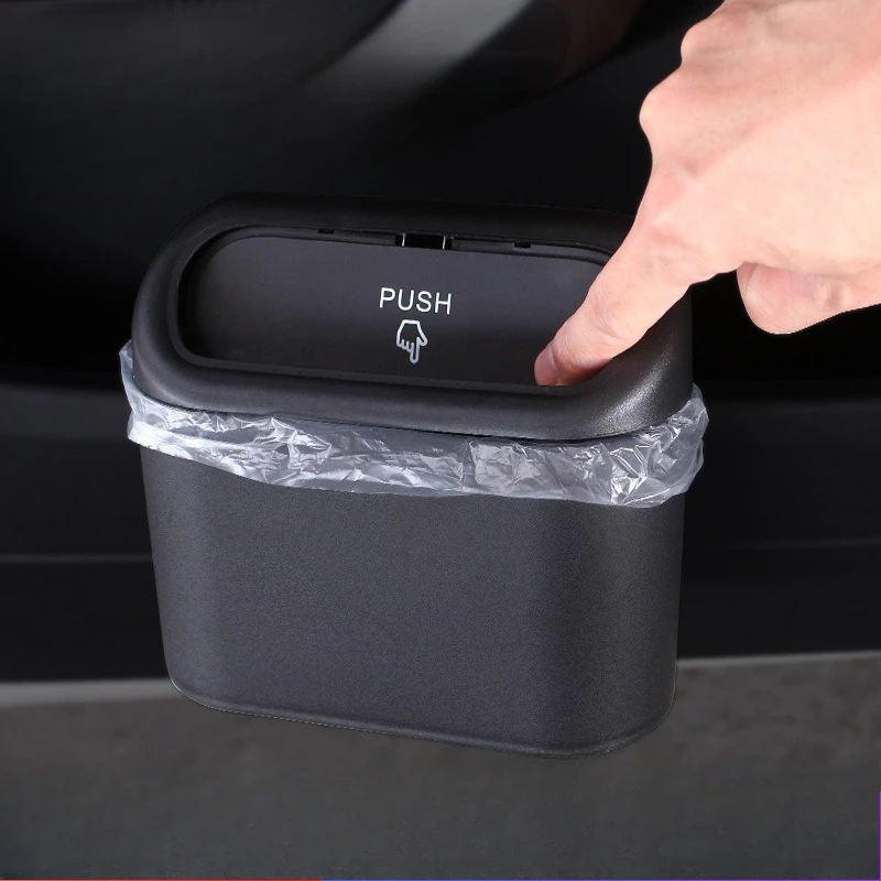 

Style Car Trash Can, Car Seat Back Storage Box, Car Door Hanging Storage Box, Garbage Bag Folding Storage, Car Accessories