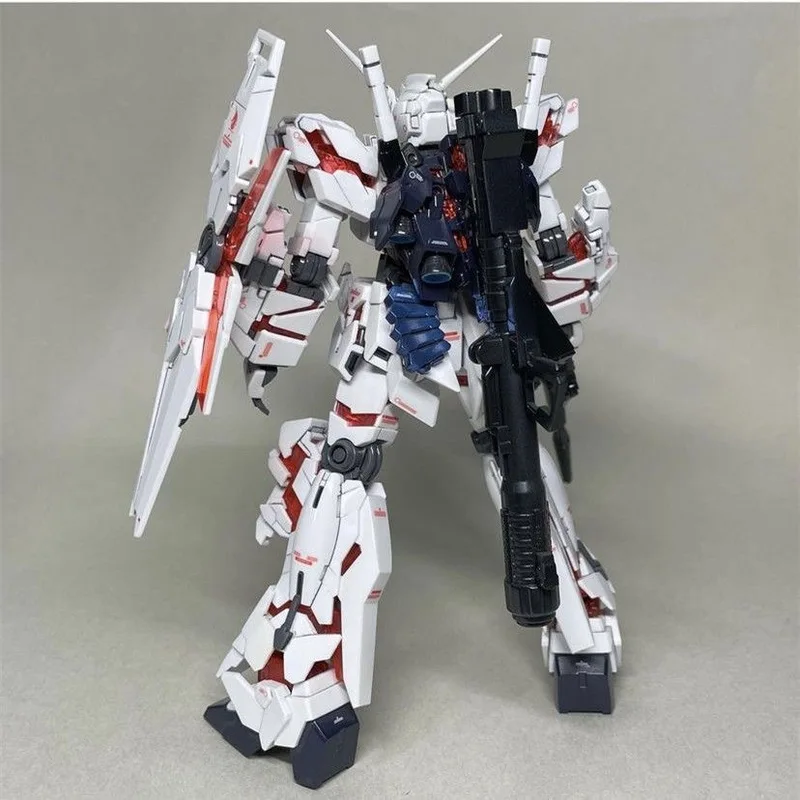 Xfs 1/144 hg Rx-0 modo montado brinquedo modelo figura brinquedo decorações de mesa animação colecionáveis robô periferia figuras presente