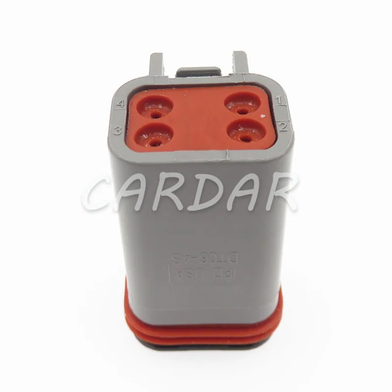 1 Set 4 Pin DT06-4SB Waterproof Auto Connector Socket AC Assembly For Heavy Duty Truck EBC System