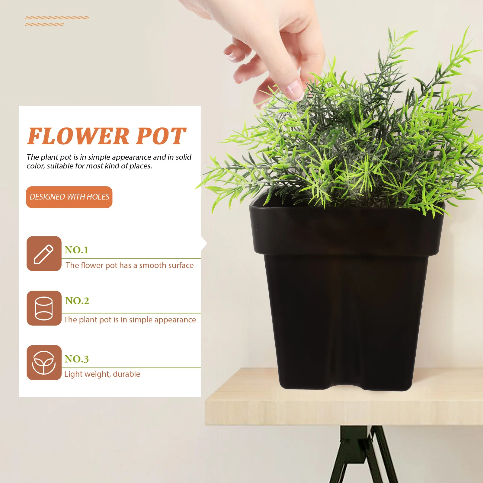 

Silicone Plant Pot Anti-Drop Flower Planter Durable Lightweight With Drainage Holes For Indoor Outdoor Succulent Nursery