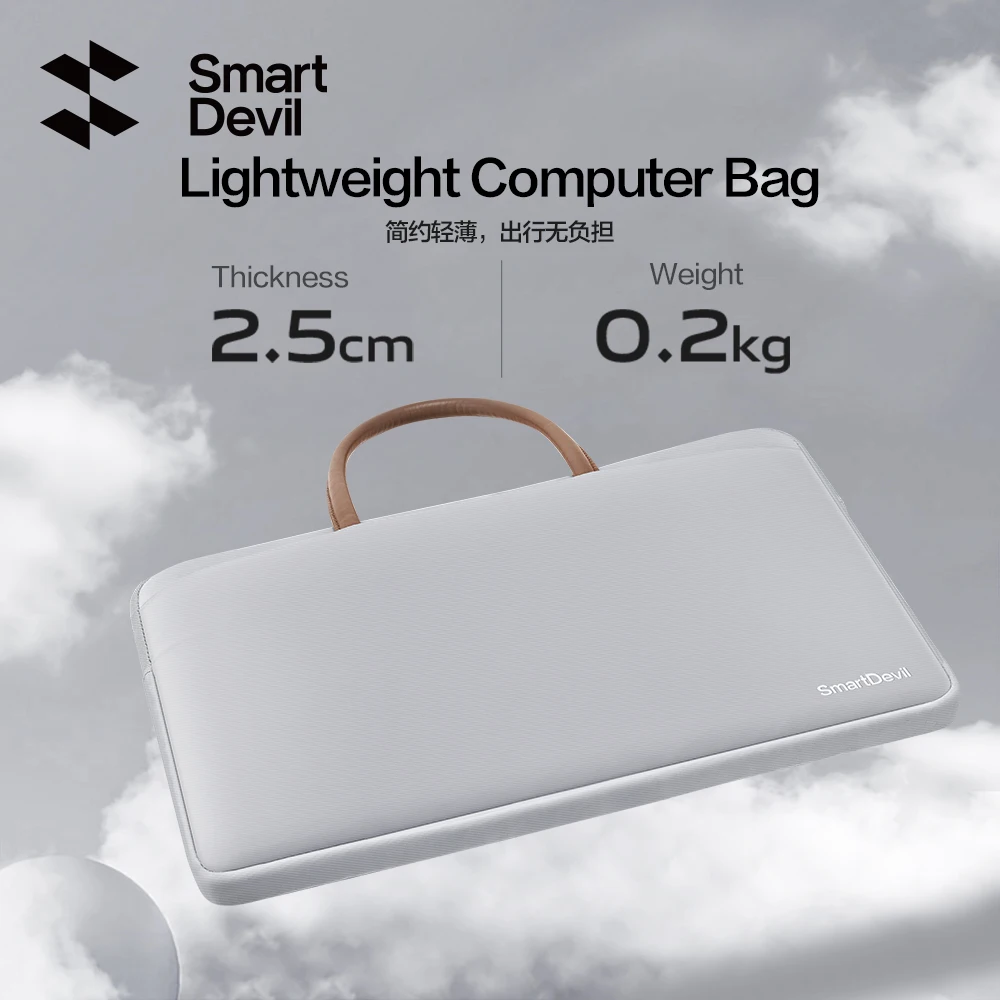 SmartDeviL Laptop Bag Handbag for 14 Inch Computers Apple Huawei Lenovo Slim Computer package Slim and Stylish Simple 14 Inch