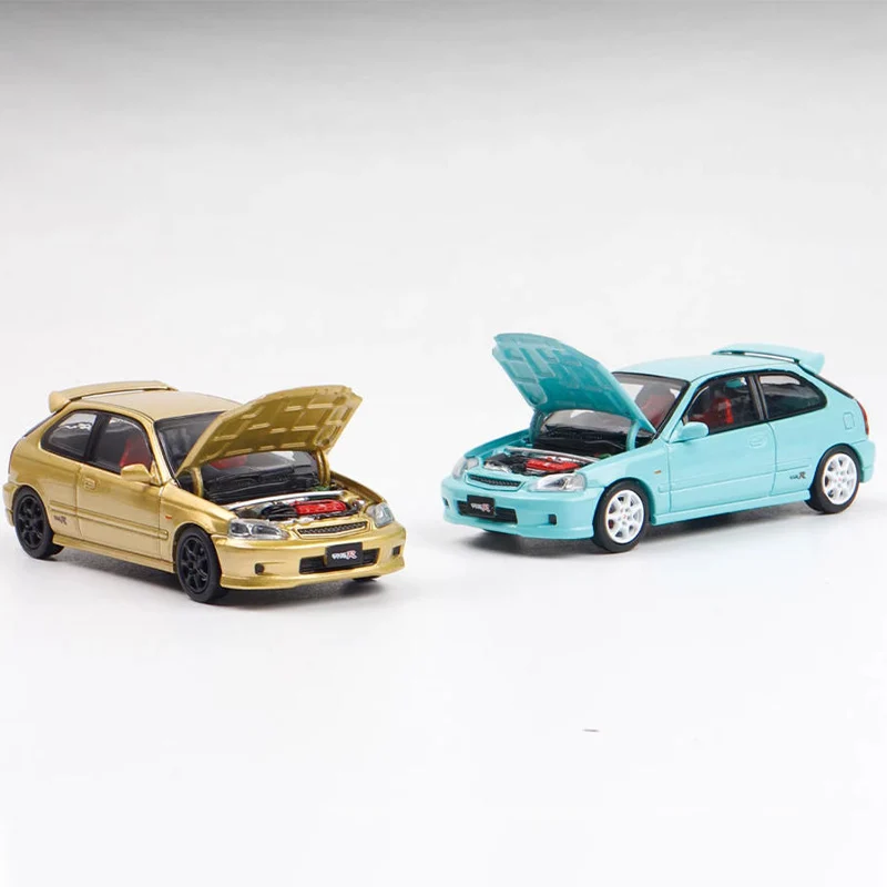 

1:64 Scale Civic Type R EK9 1st Generation Simulation Alloy Car Model Static Display Collectible Toy Gift Souvenir