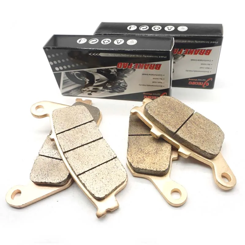 For HONDA VTX1300R 2005 2006 2007 2008 2009 VTX1300S 2003-2007 VTX1300T 2008-2009 Motorcycle Sintered Front Rear Brake Pads