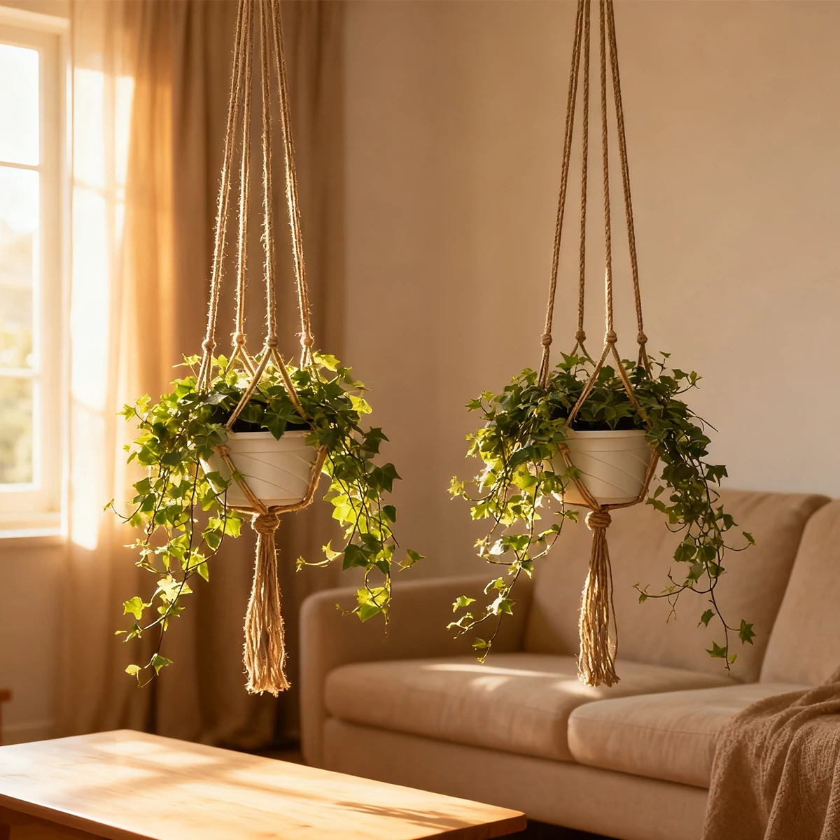 Hanging Plant Pot Holder Decorative Baskets Planter Plants Basket Flowerpot Planters Inside Home Decor Balcony Outdoor Pots