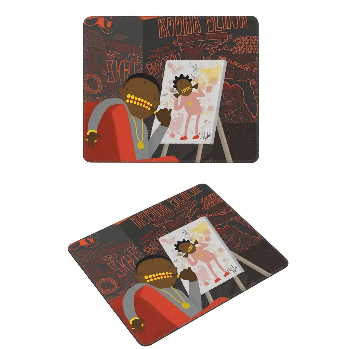 KODAK BLACK Mouse Pad Komputer Keyboard Mouse Mat Gamer PC Laptop Desk Mat Aksesori Kantor Alas Meja