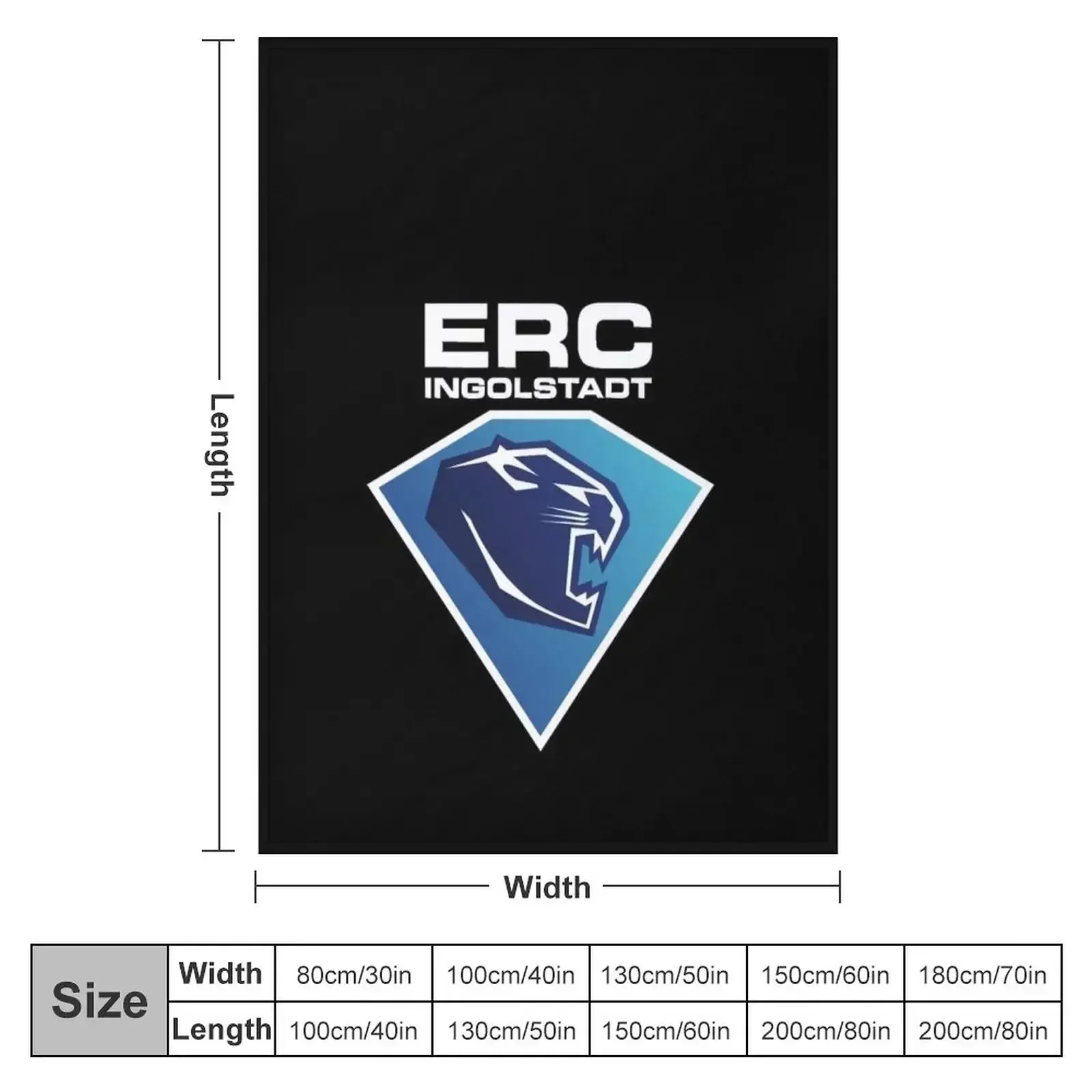 ERC Ingolstadt Classic T Shirt Throw Blanket Decoratives heavy to sleep Bed covers Luxury Brand Blankets