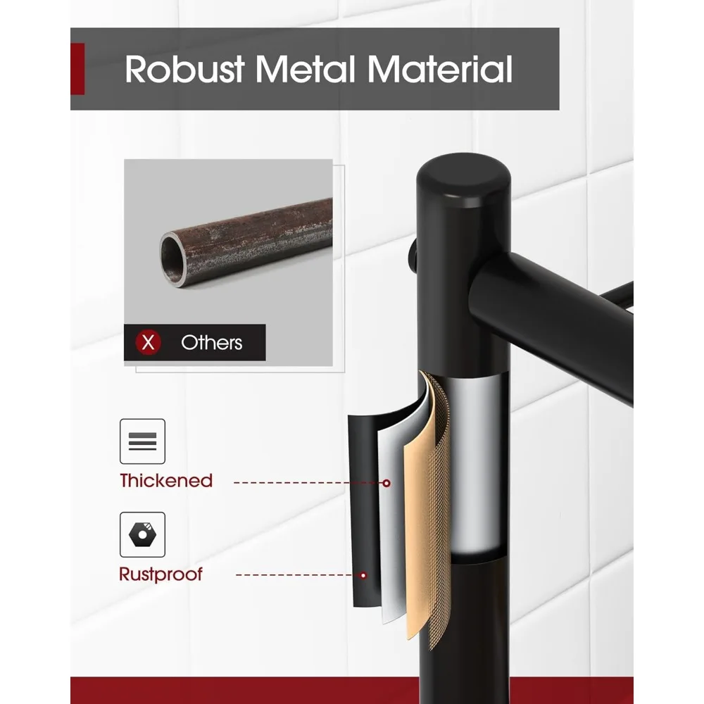 5段メタル収納棚、ホイールとレベリングフィート付き、キッチンパントリークローゼット用の頑丈なガレージオーガナイザー、ブラック