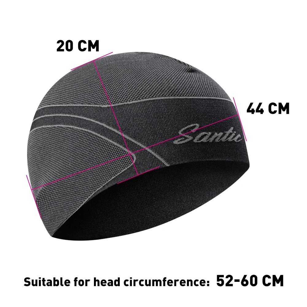 Santic Cycling Cap Men\'s Winter Knitted Outdoor Sports Hats Professional Bicycle Equipment Quality Seamless Mtb Road Riding Caps