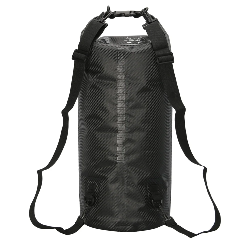 Carbon Fiber Waterproof Swimming Bag Dry Sack 2/3/5/10/15/20/30L Floating Dry Gear Bags For Boating Fishing Rafting Swimming