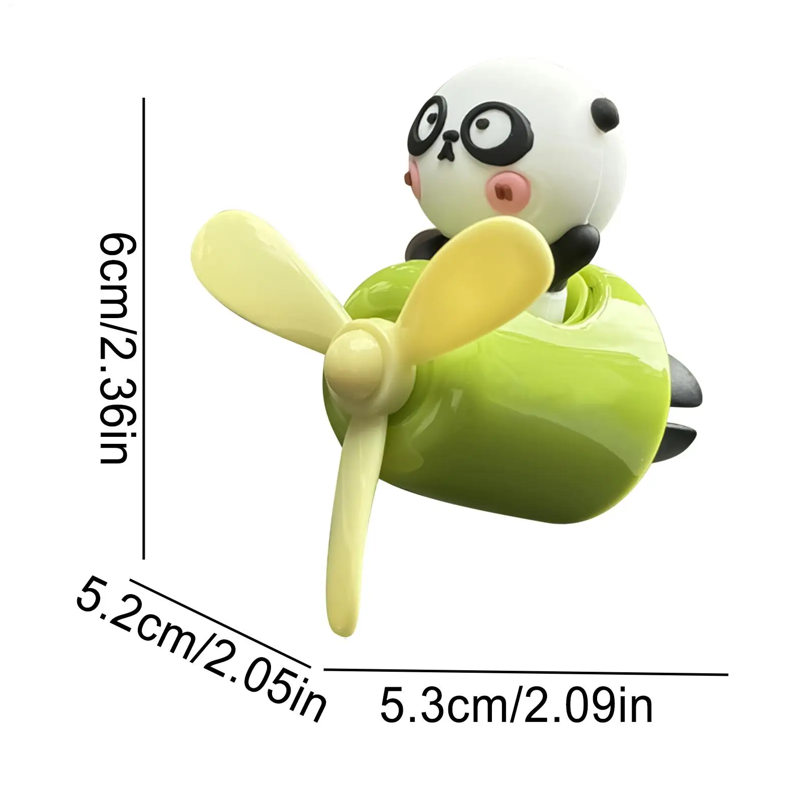 Car Air Freshener Cartoon Panda Pilot Car Air Fresheners Aromatherapy Fragrance Perfume for Outlet Decoration Men Women Interior - view 6