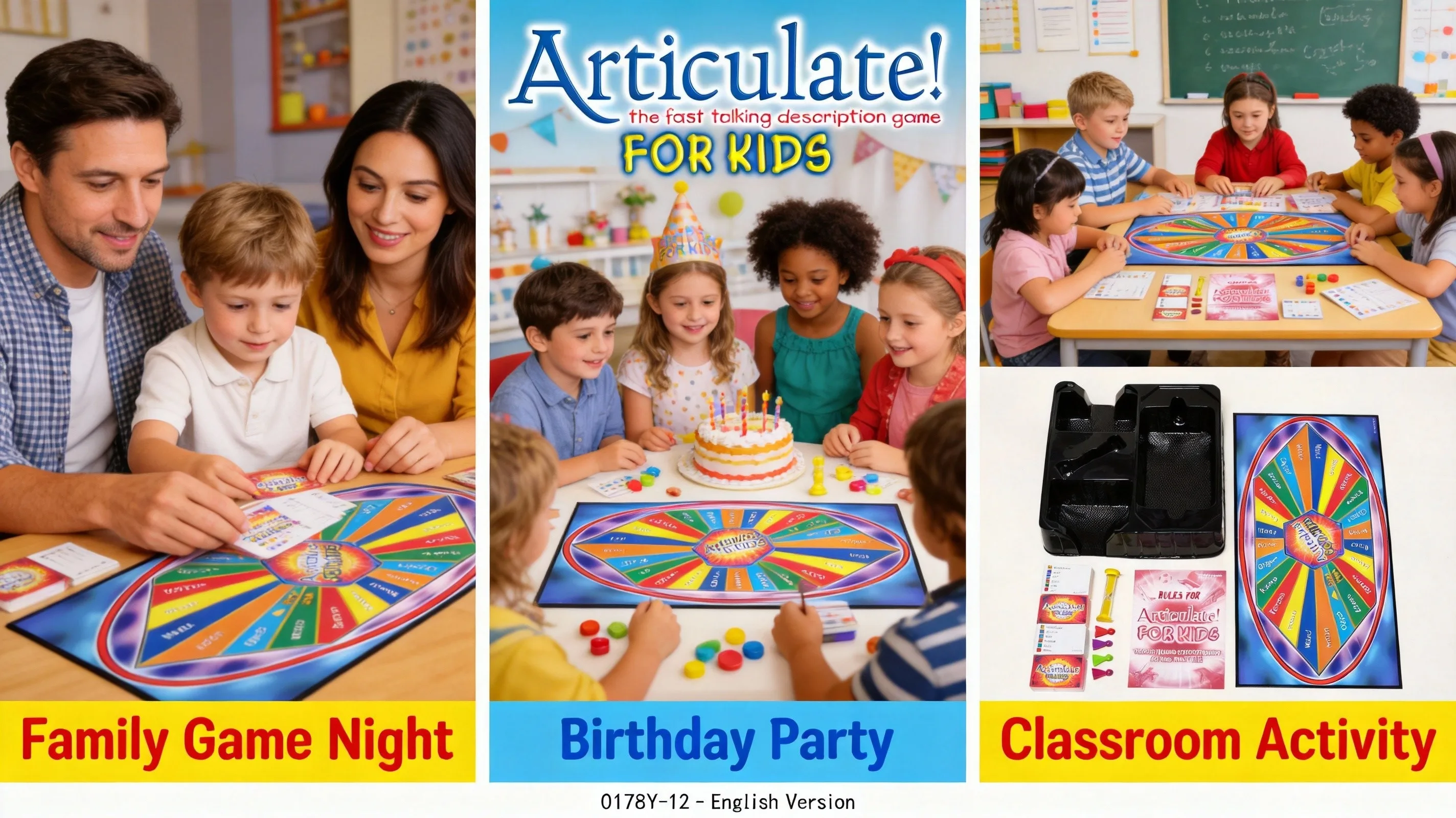 

Увлекательно! Увлекательно! Для детей - игра на скорость реакции для семейного игрового вечера, развивающая и увлекательная игра - английская версия