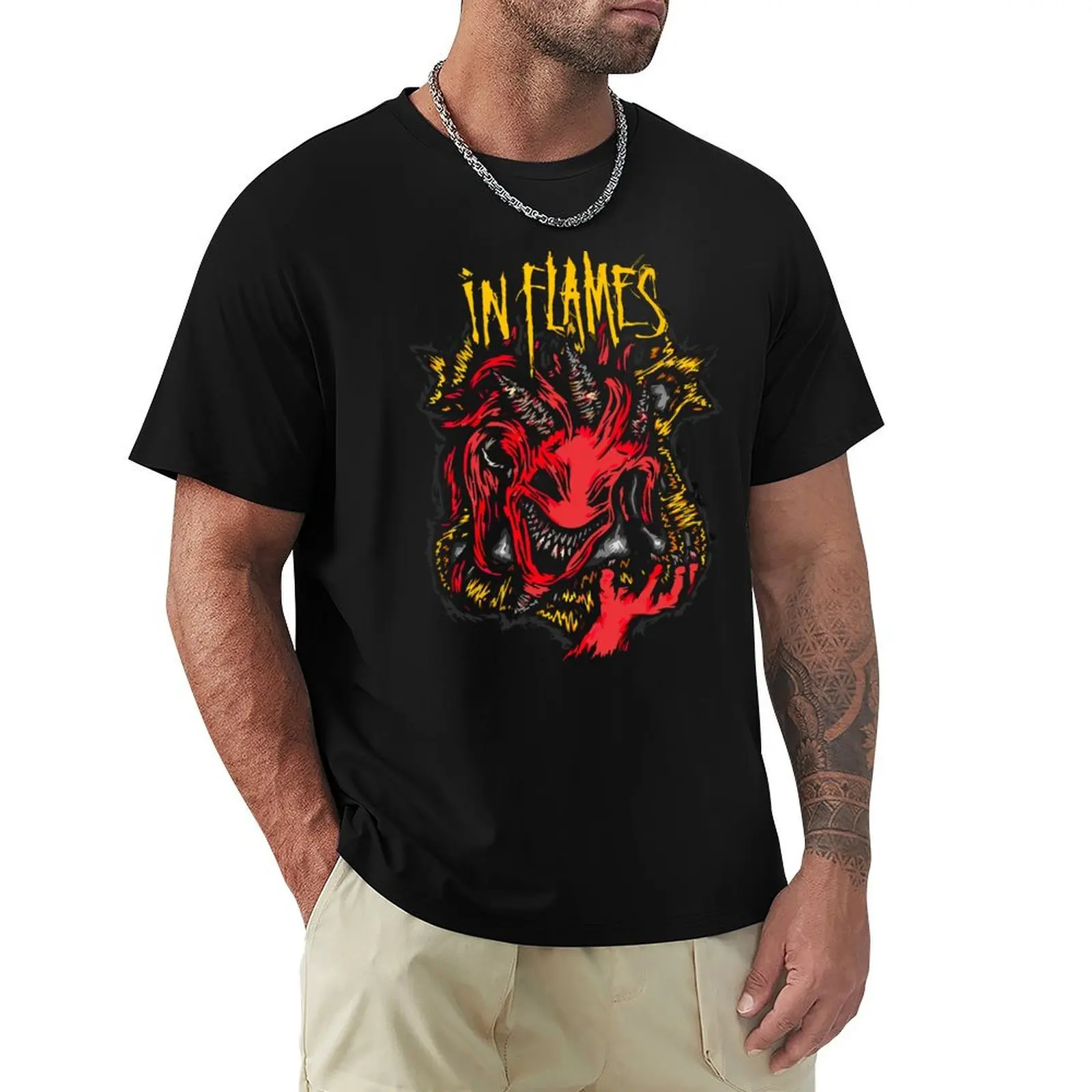 

Cloud Connected In Flames T-Shirt Durable Work Wear T-Shirt