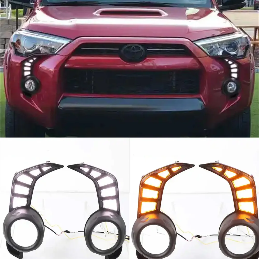 

Auto Accessories Front Fog Lamp For Toyota 4runner 2013-2019 2020 2021 Daytime Running Light Led Drl Daylight