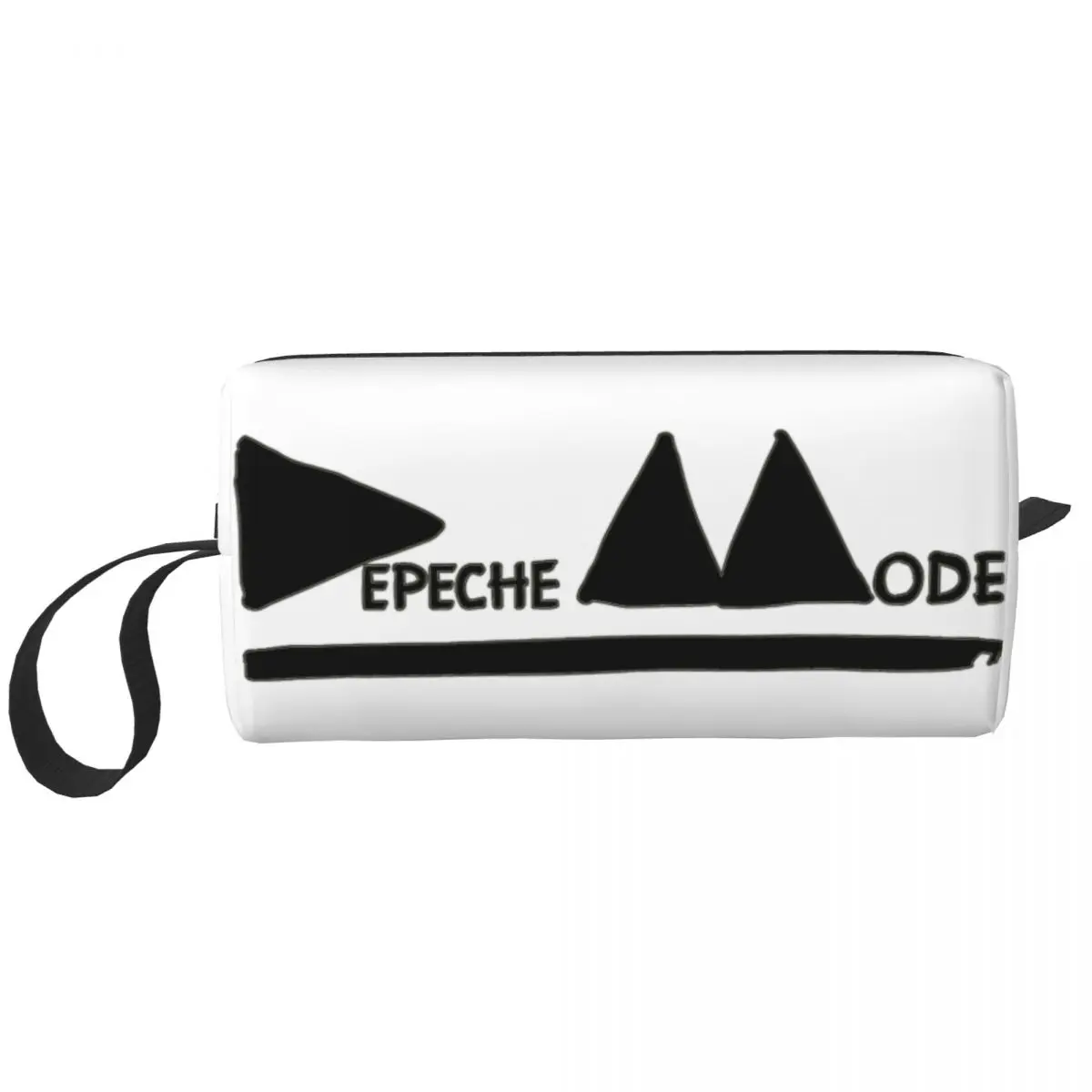 Custom Electronic Rock Depeche Cool Mode Toiletry Bag Women Makeup Cosmetic Organizer Lady Beauty Storage Dopp Kit Box