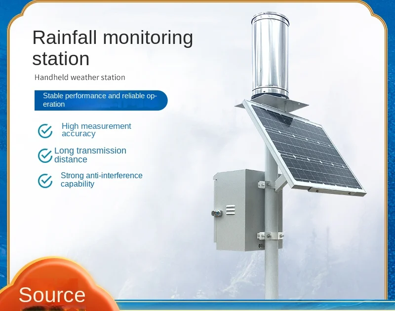 

Water level and rainfall monitoring station discharge flow meter, reservoir, river, agricultural power station