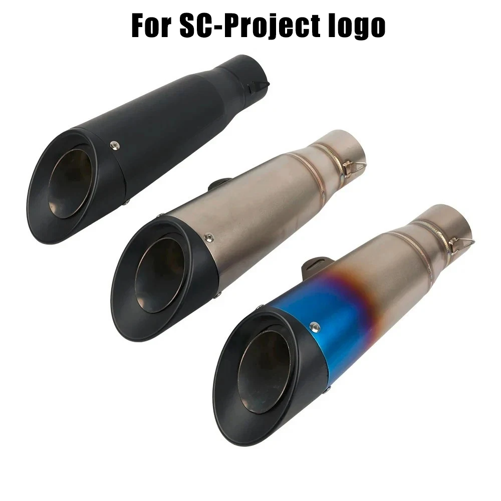 لياماها R6 R15 R1 R3 MT07 Tmax155 XMAX GSX250 Pcx125 51 مللي متر العالمي للدراجات النارية العادم SC الخمار الأنابيب ل GP-مشروع