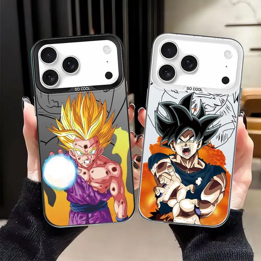 Case for iPhone 17 Pro Max 13 Pro 11 12 XS 14 15 Plus 16 XR Air Back Phone Cover Cool Dragonball
