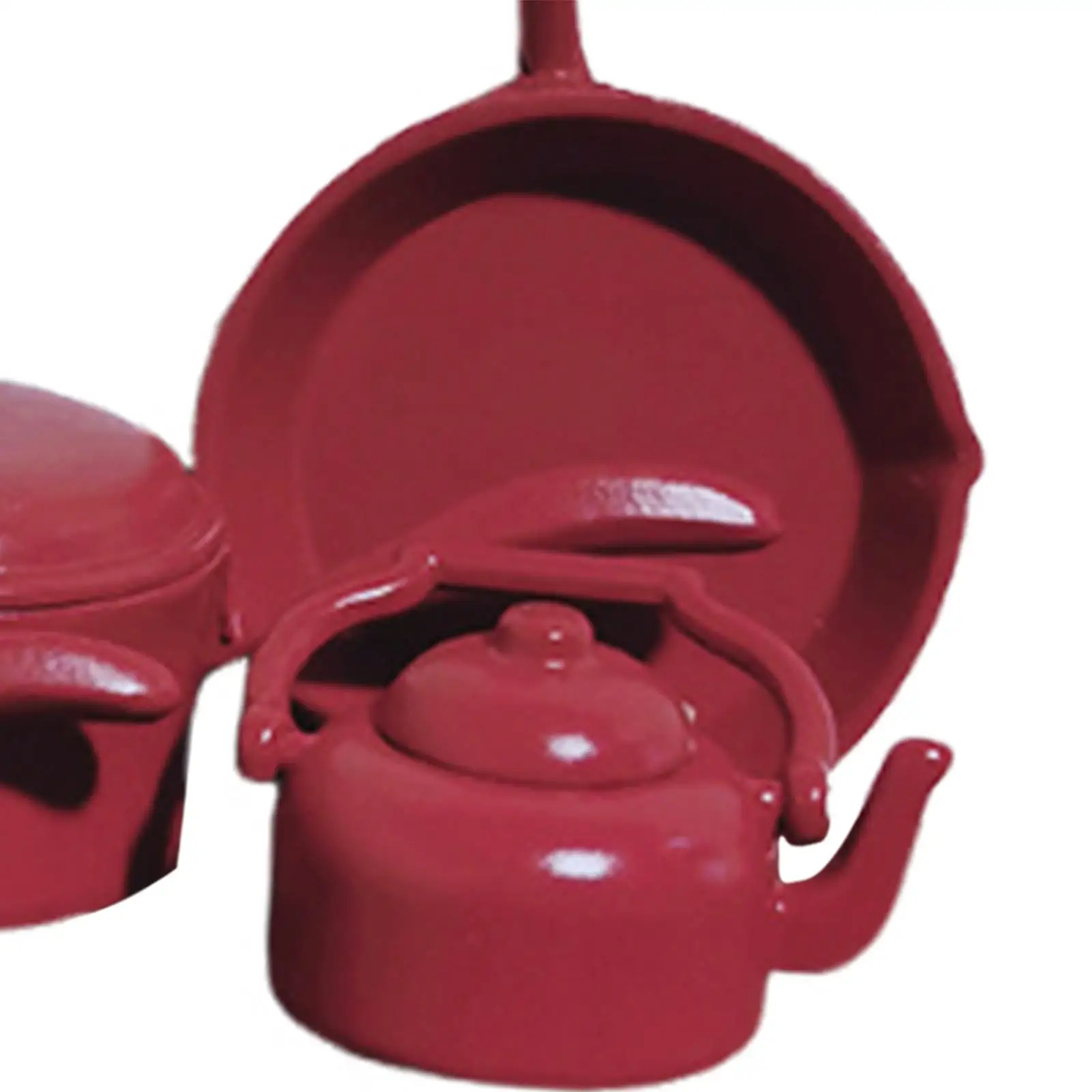 1/12 panelas em miniatura panela panela modelo decoração simulação fingir jogar cozinha