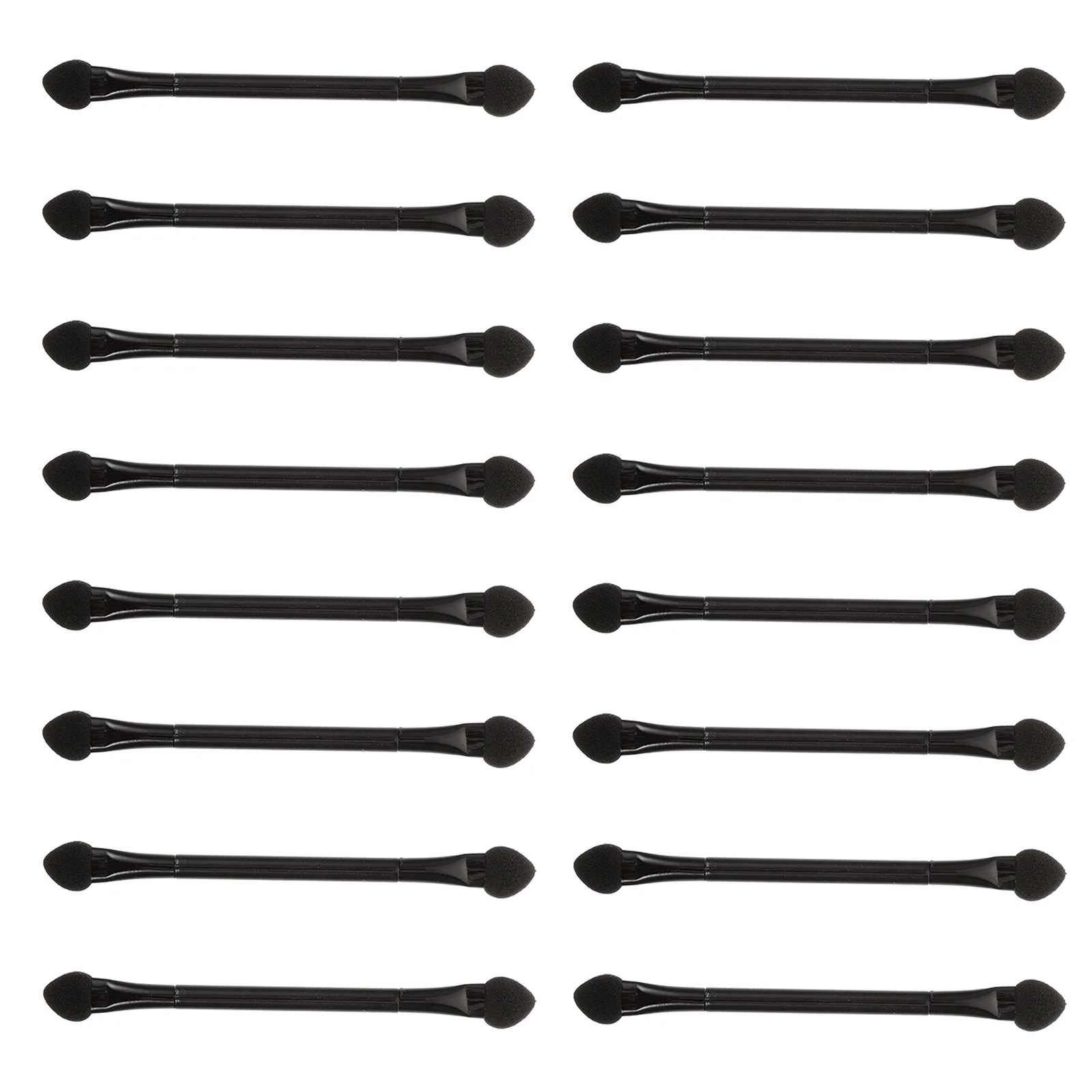 30 個アイシャドウアプリケーター両端スポンジヘッドメイクアップツールアイシャドウブレンドアクセサリー女性用