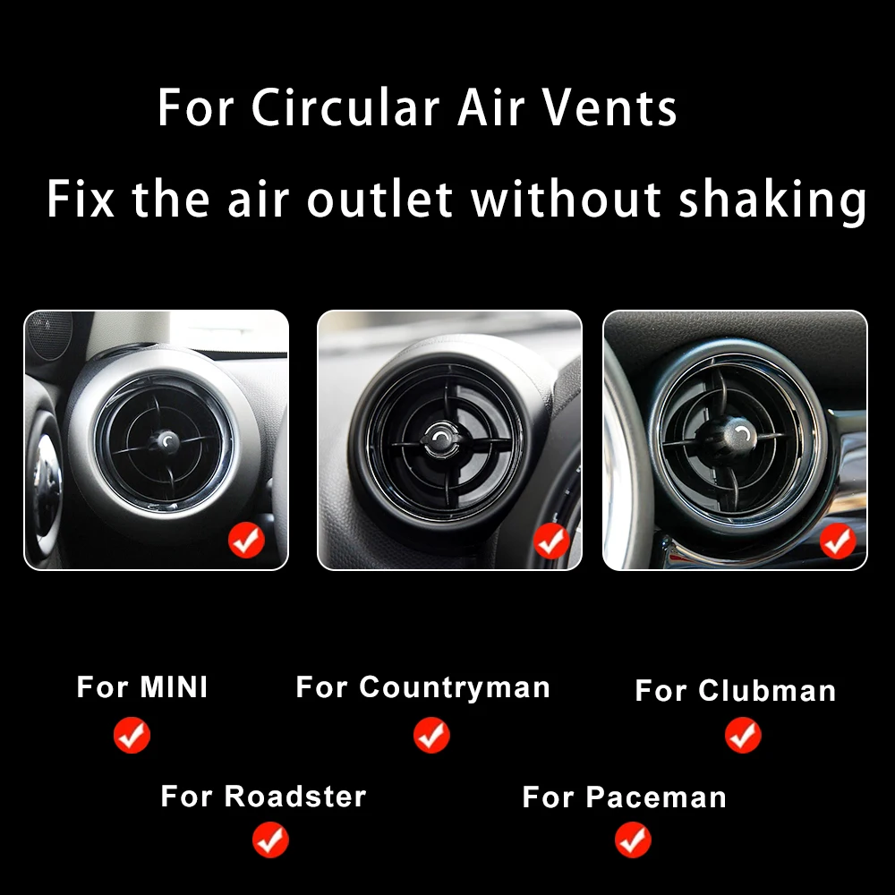 Car Air Vent Outlet Phone Holder For Mini One Cooper S SD R55 R56 R57 R58 R59 R60 R61 Car Styling Auto Accessories