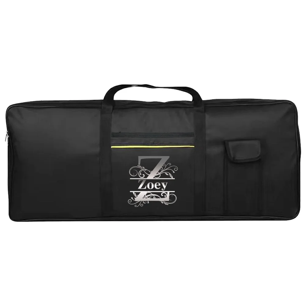 Customized Name Instrument Dustproof Protection Bag Electronic Piano Bag Foldable Storage Handbag Portable Piano Storage Device