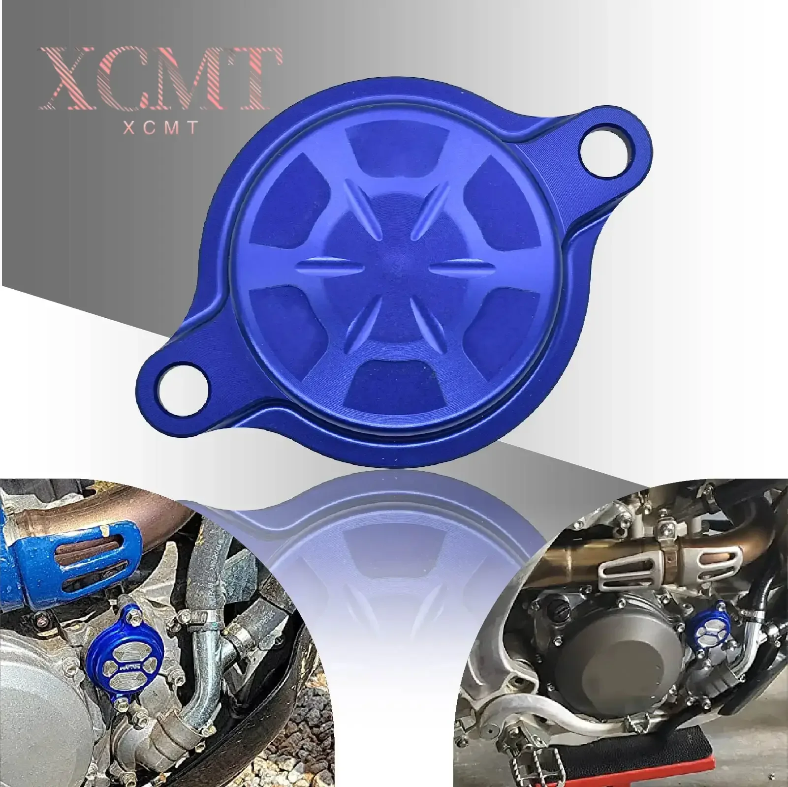 

For Yamaha YZ250F YZ450F YZ250FX YZ450FX WR250F WR450F YZ WR 250F 450F FX 2014-2021 CAKEN CNC Aluminum Billet Oil Filteer Covers