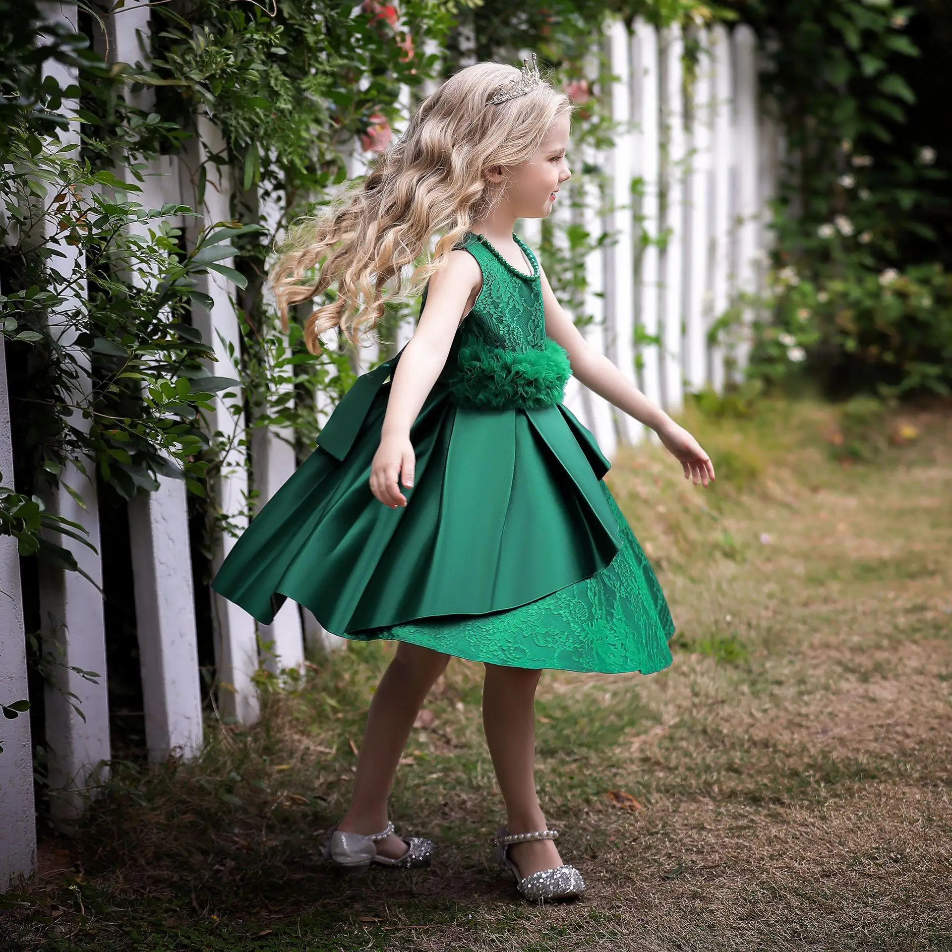Girls Birthday Dress Children Girls' Holiday Dress Princess Girl Daily Dresses Kid Casual Clothes 3 to 10T - view 2