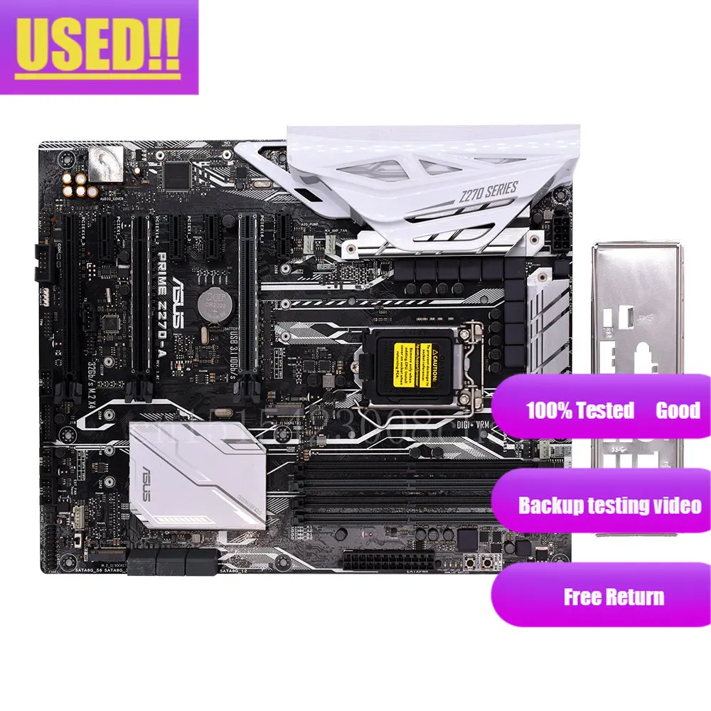 ASUS PRIME Z270-A motherboard LGA 1151 DDR4 USB3.1 64GB Z270 desktop motherboard