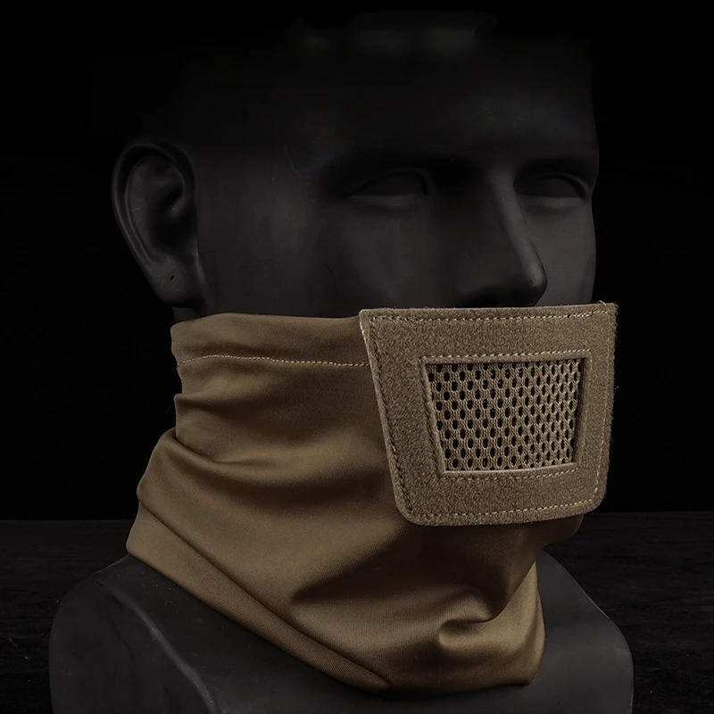 Protection Mask Padded Mesh Breathable Half-face Camping Sport Mask for Camping fishing Outdoor games Airsoft Shooting ﻿