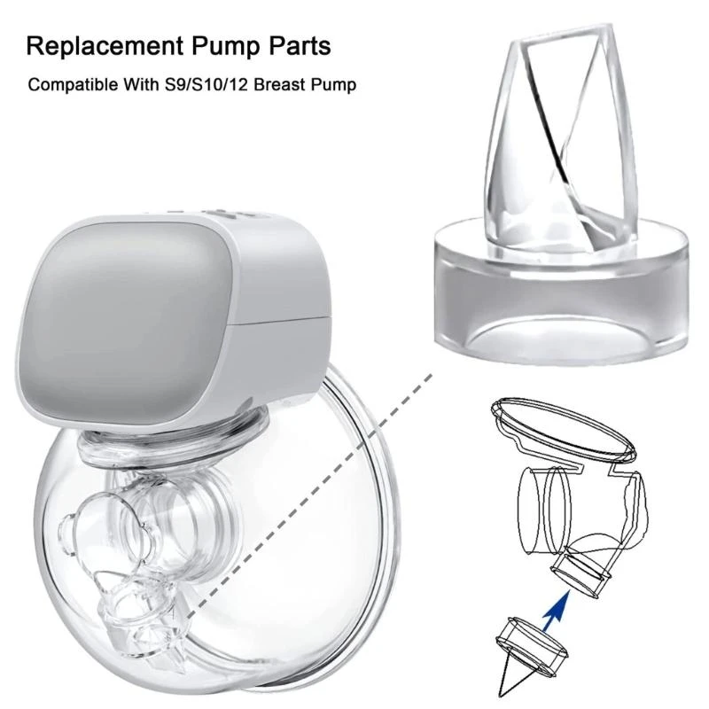 silicon cấp thực phẩm M76C dễ dàng lắp đặt phụ kiện máy bơm vú có khả năng chống rò rỉ cho S9/S12 Sửa chữa phần dự phòng