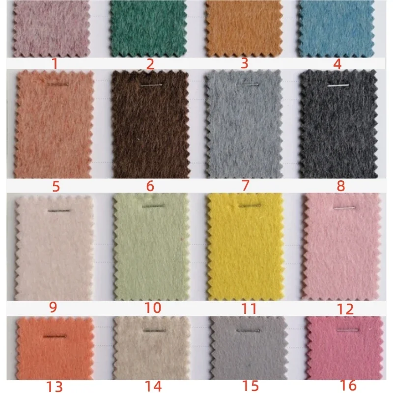 Natural Organic Double-sided Cashmere Wool Fabric Brand Fashion Design Coat Is Soft Thick Cloth Diy Sewing by the Meter Material