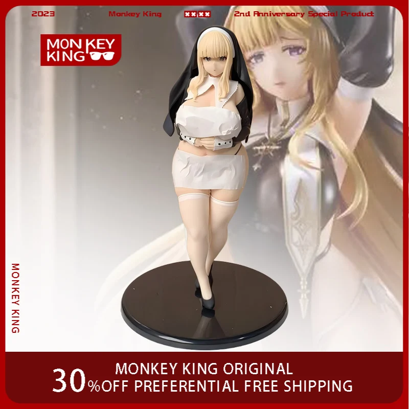 

26 см красивая фигурка девушки монахиня жирная милая красивая сексуальная аниме Коллекционная модель ПВХ настольные украшения праздничные подарки детские игрушки